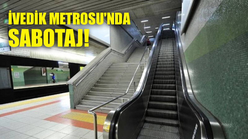 Ankara'da Metrolara Sabotaj Girişimi