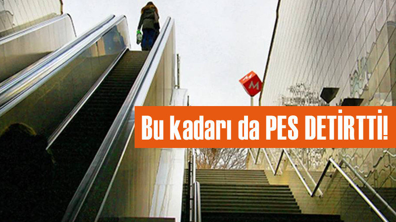 Ankara'da Yürüyen Merdivenlere Bir Sabotaj Daha