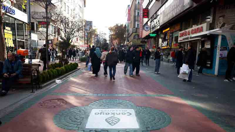 Kızılay'da Cadde ve Sokaklar Yenileniyor