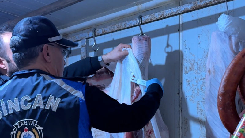 Sincan Belediyesi Zabıta Ekipleri İş Başında