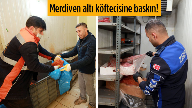 Demetevler'de Merdiven Altı Köfte İmalatçısına Baskın