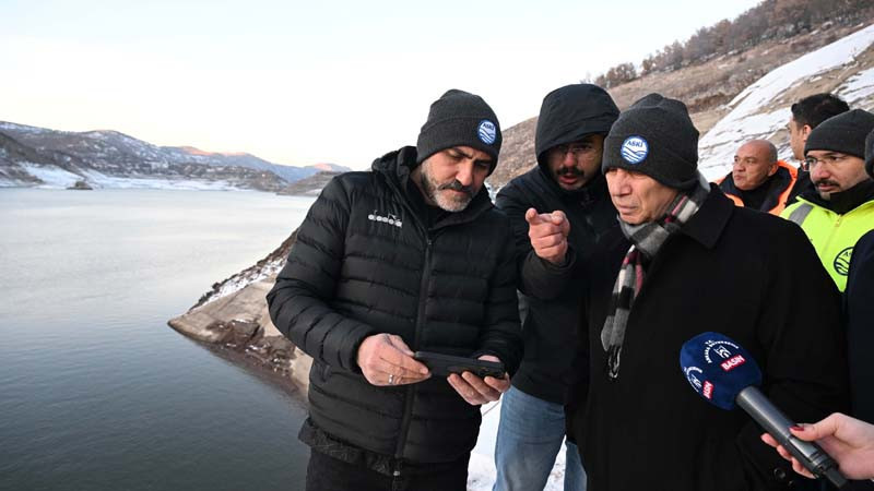 Mansur Yavaş Barajlarda İncelemelerde Bulundu