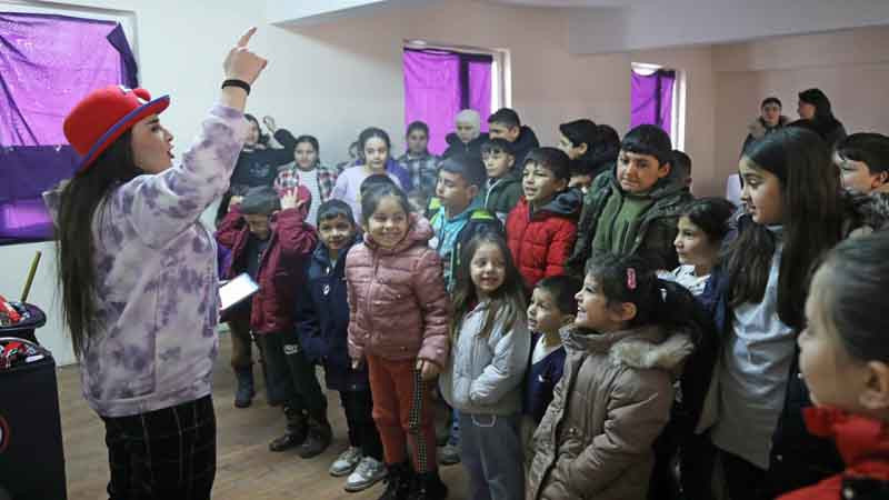 Karahasanlı Köyü'nde Çocuklara Karne Şenliği