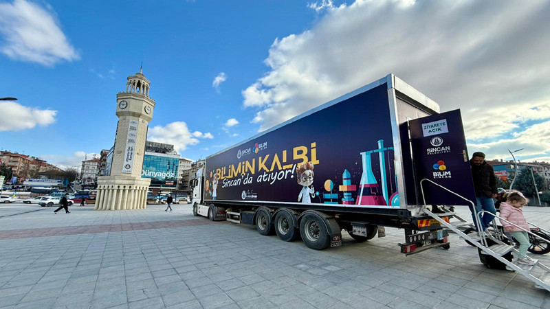 Bilim TIR'ı Sincan Sokaklarında