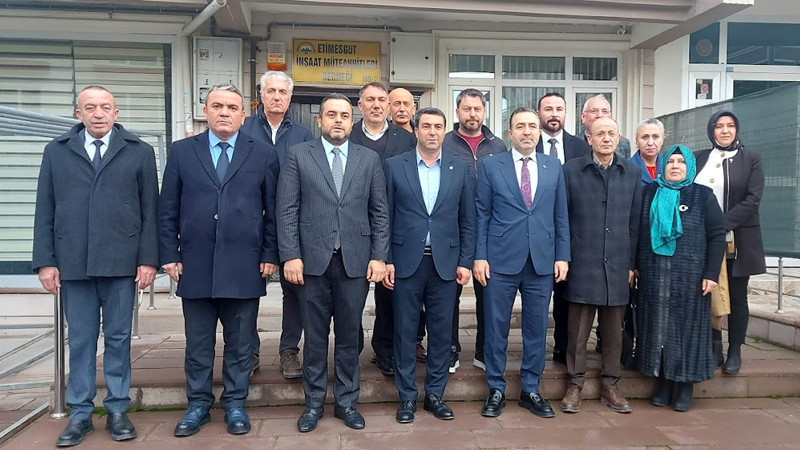 MHP’den Etimesgut İnşaat Müteahhitleri Derneği’ne Ziyaret