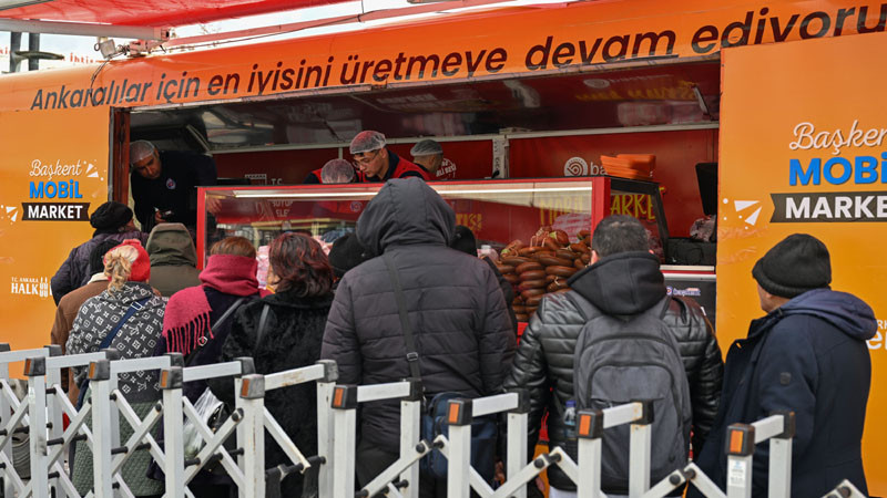 Başkent'te Mobil Market İle Et Satışları Başladı