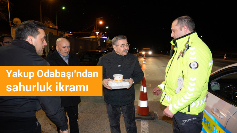 Gölbaşı Belediyesi'nden Sahurluk İkramı