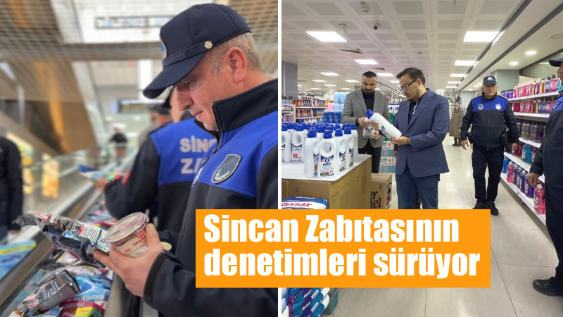 Sincan Zabıtası Göz Açtırmıyor