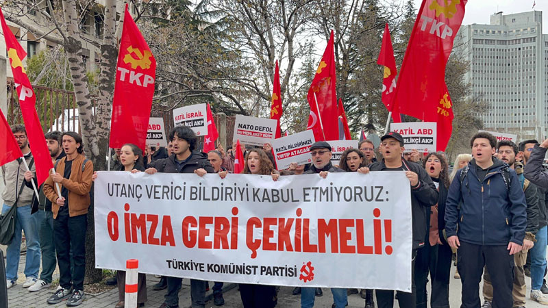 TKP'den Dışişleri Önünde Eylem