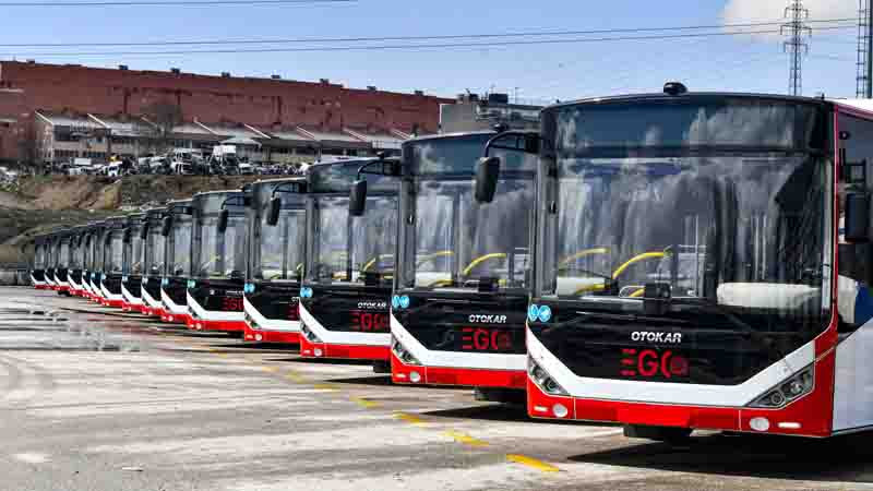 EGO'ya 16 Yeni Otobüs Daha Alındı