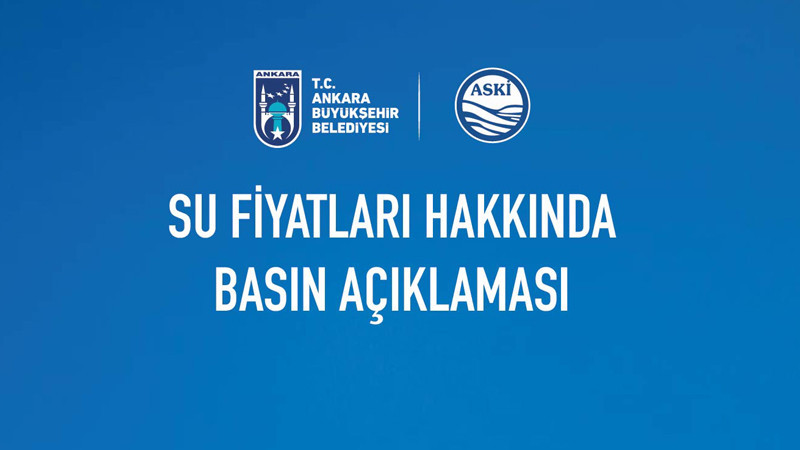 Ankara Büyükşehir Belediyesi'nden Su Açıklaması