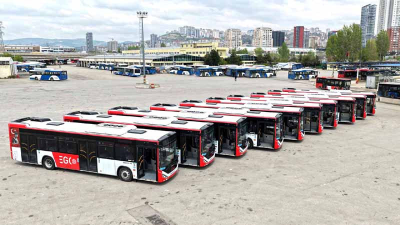 EGO'nun Otobüs Filosuna 10 Yeni Otobüs Katıldı