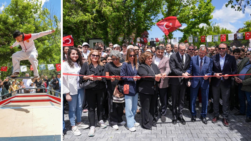 Eryaman'da Yiğit Gençbay Kaykay Parkı Açıldı