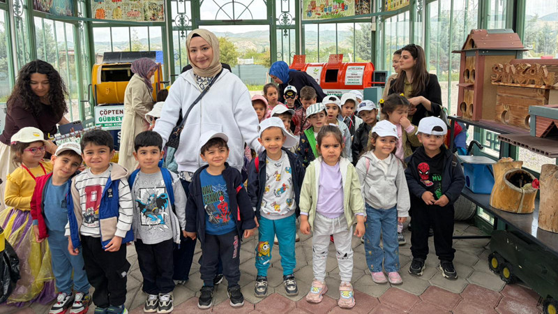 Sincan'da Minik Kreş Öğrencilerinden Eko Çiftlik Ziyareti