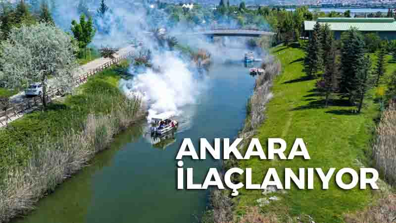 Başkent'in 25 İlçesinde İlaçlama Çalışması Yapılıyor