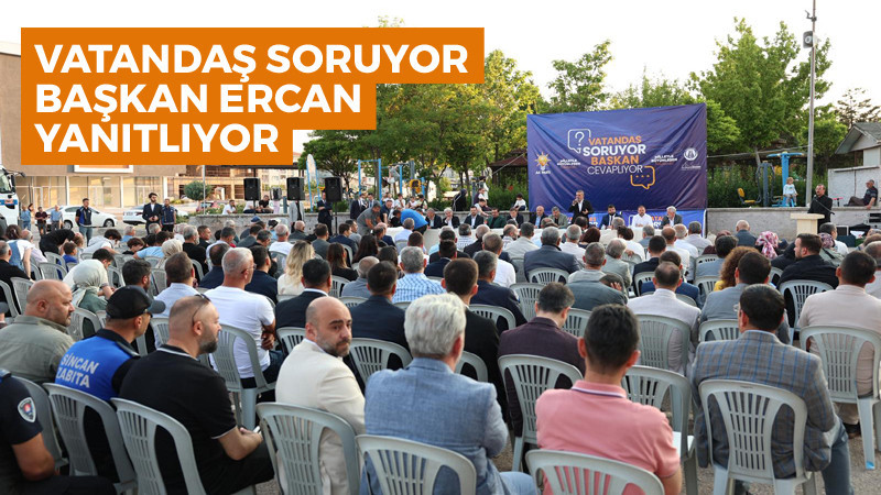 Murat Ercan'dan Mevlana Mahallesi'nde Toplantı
