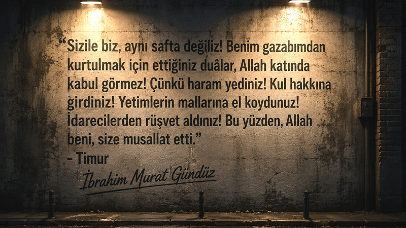 İbrahim Murat Gündüz’ün Paylaştığı Timur Sözü Sosyal Medyada Gündem Oldu