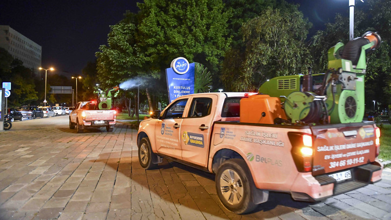 Başkent Ankara Geceleri de İlaçlanıyor