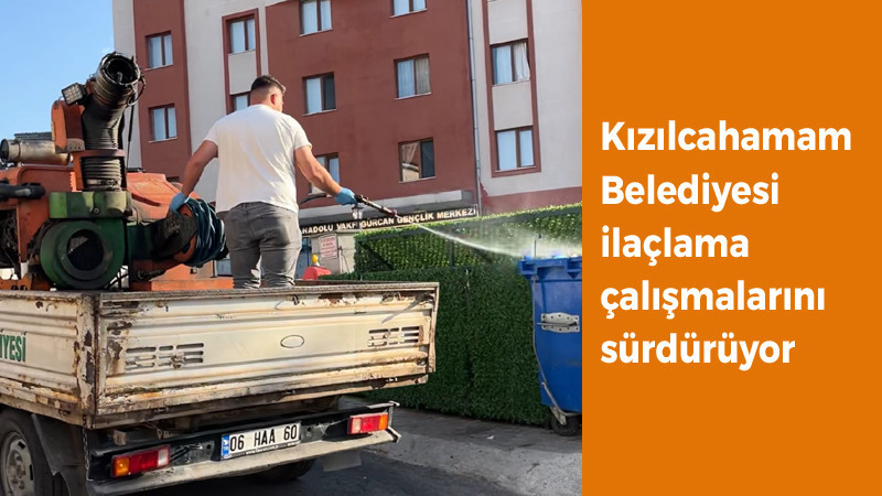 Kızılcahamam Belediyesi'nden Örnek Çalışma