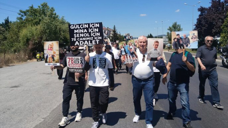 Bolu'da Başlayan 186 Km'lik Adalet Yürüyüşü Sona Erdi