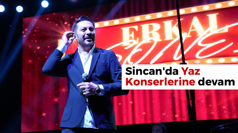 Erkal Somel Sevilen Şarkılarını Sincanlılar İçin Söyledi