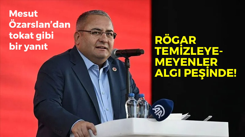 Mesut Özarslan'dan Alt Yapı Tepkisi!