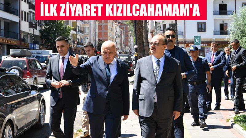 Ankara Valisi Yakup Canbolat Kızılcahamam'da