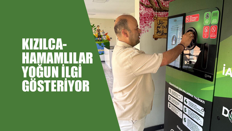 Kızılcahamam'da Depozito İade Sistemi'ne Yoğun İlgi