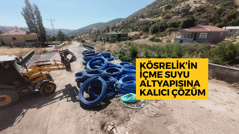 Çubuk'ta İçme Suyu Alt Yapısına Kalıcı Çözüm