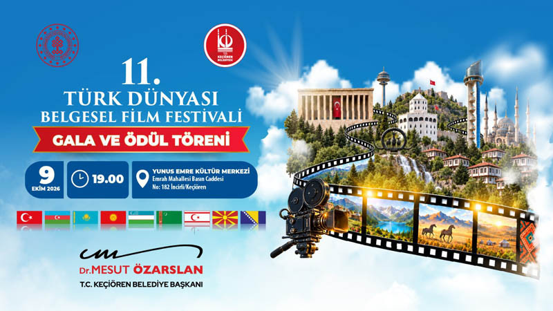 Keçiören'de Türk Dünyası Belgesel Film Festivali