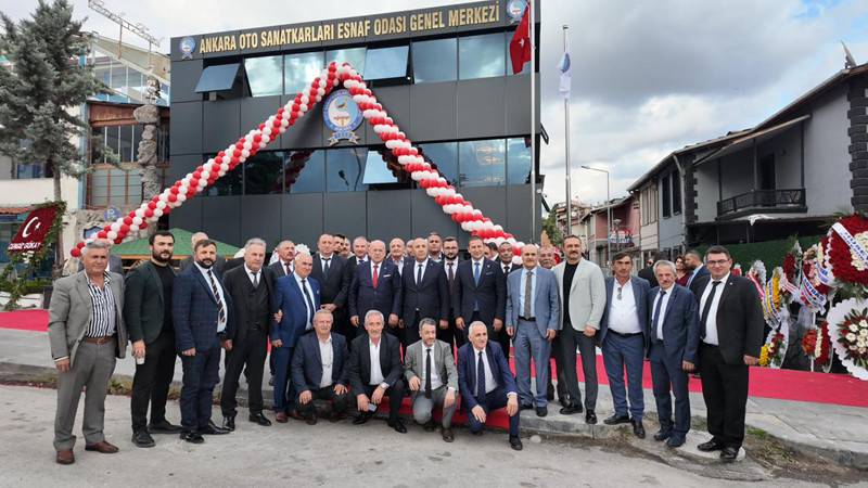 Ankara Oto Sanatkarları Esnaf Odası'na Yeni Hizmet Binası